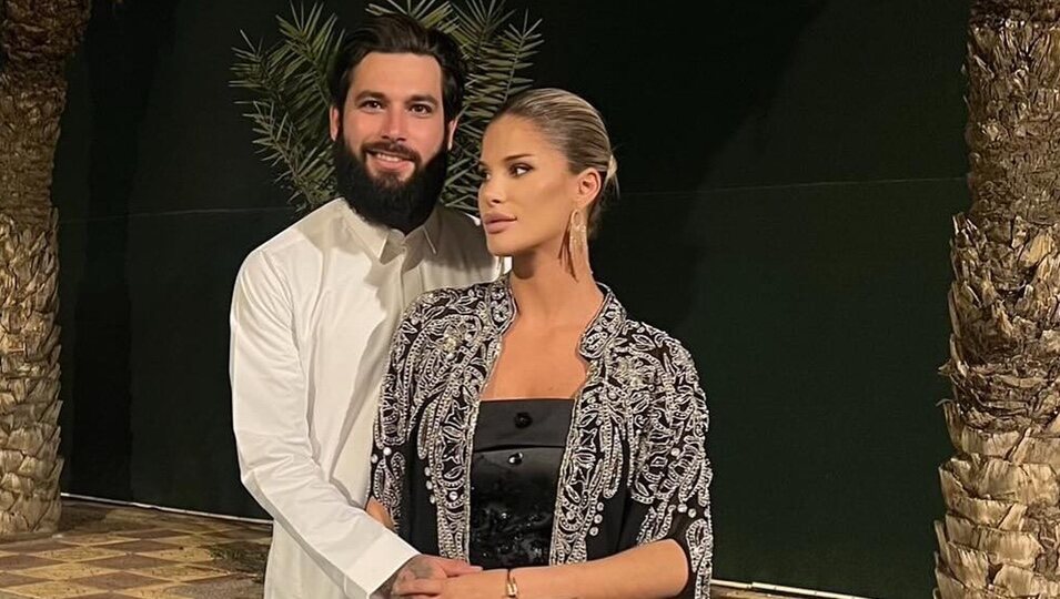 Jota Peleteiro y Ajla Etemovic el día de su boda | Instagram