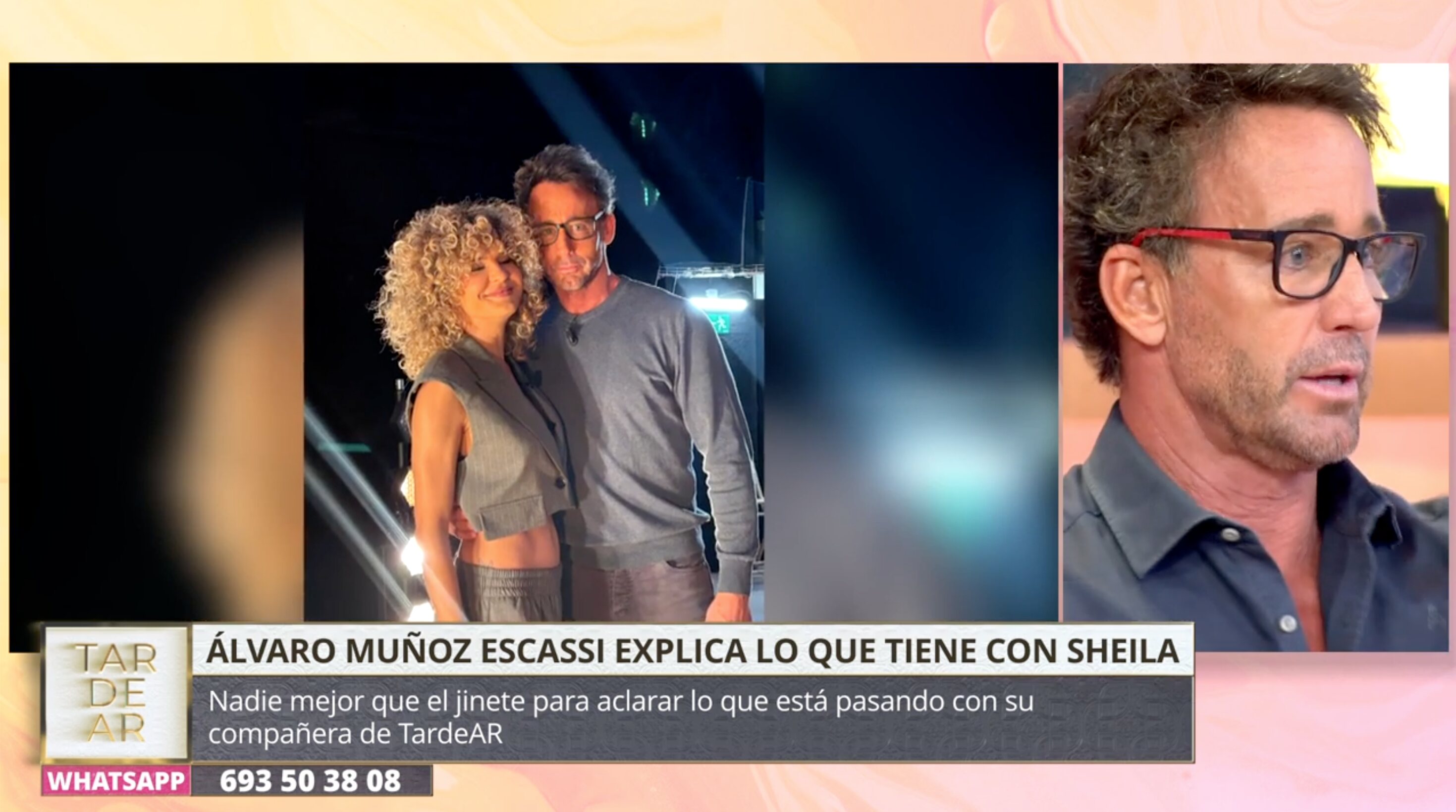 Escassi y Sheila Casas son compañeros en 'TardeAR' | Foto: Telecinco.es