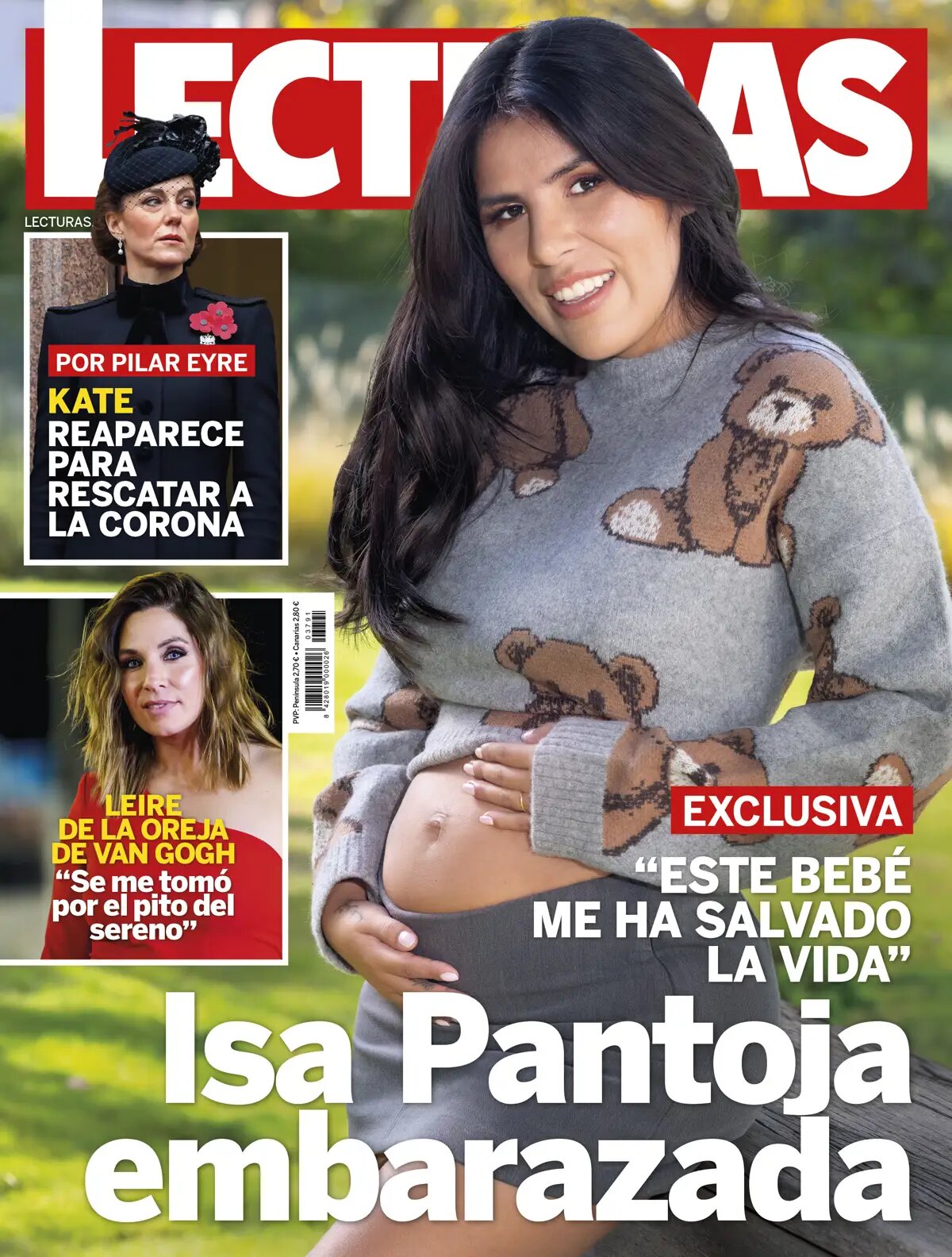 Isa Pantoja en la portada de la revista Lecturas