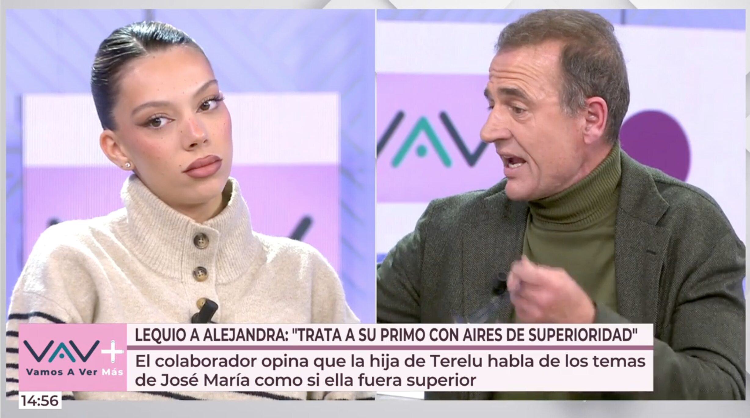 Alessandro Lequio critica a Alejandra Rubio por su actitud en el programa | Foto: Telecinco.es