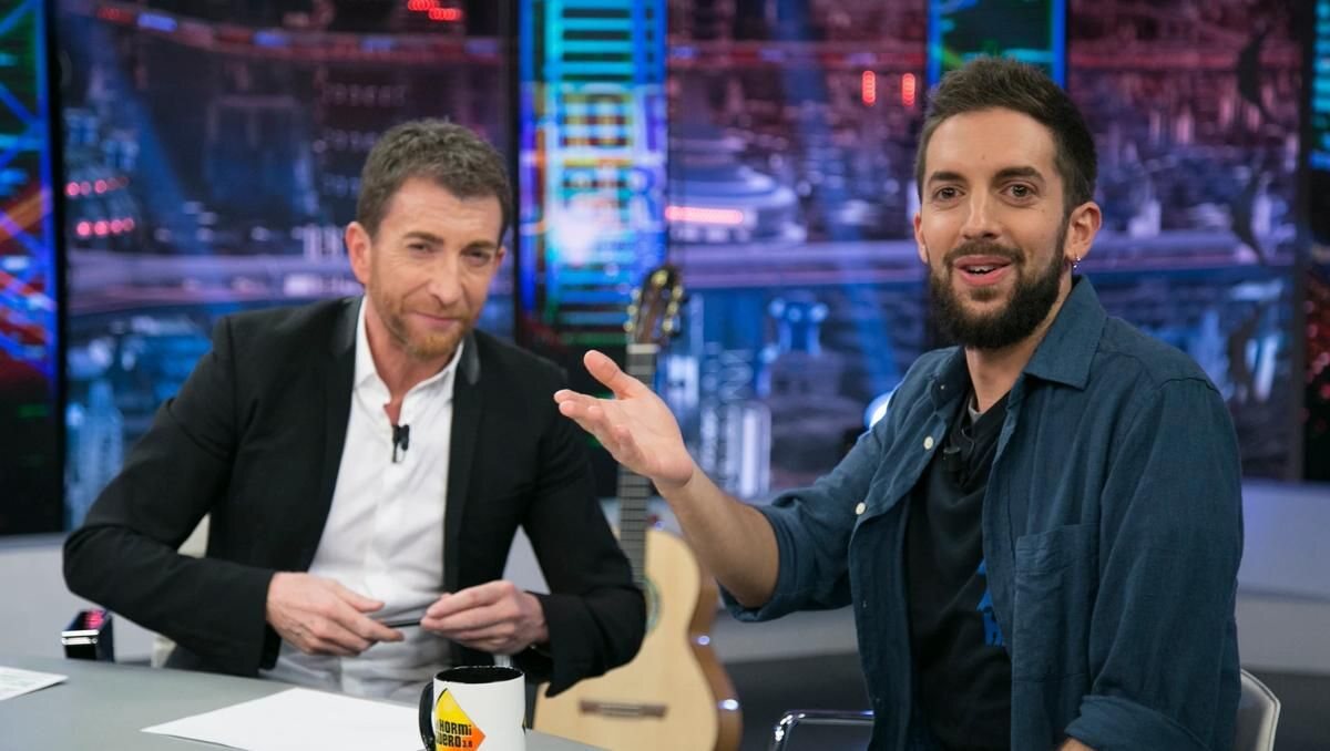 David Broncano con Pablo Motos cuando visitó 'El Hormiguero'/ Foto: Antena 3