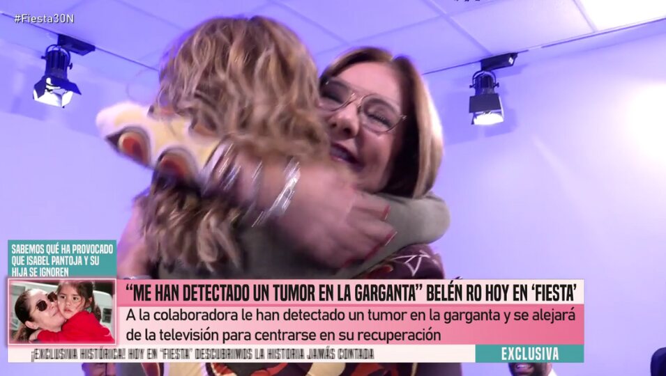 Emma García y Belén Rodríguez se reencuentran en plató l Fuente: Telecinco