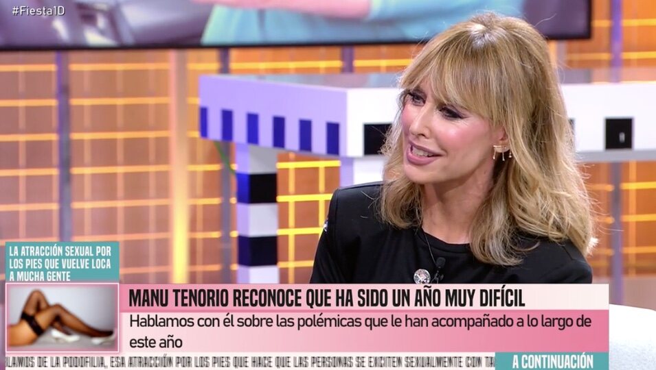 Emma García habla con Manu Tenorio l Fuente: Telecinco