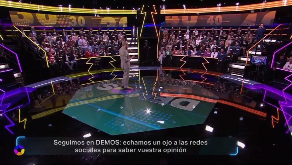 El tema que se trató en plató era el odio hacia famosos en redes socales l Fuente: Telecinco