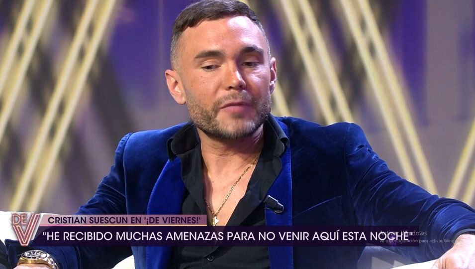 Cristian Suescun en su entrevista en 'De Viernes'/Foto: telecinco.es 