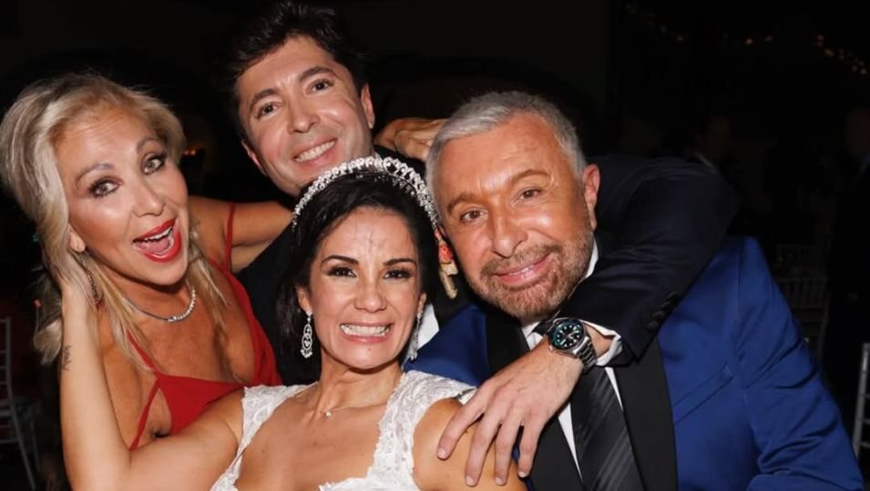 Jenny Llada junto a José Manuel Parada en la boda de Ángel Cristo y Ana Herminia/Foto: Instagram