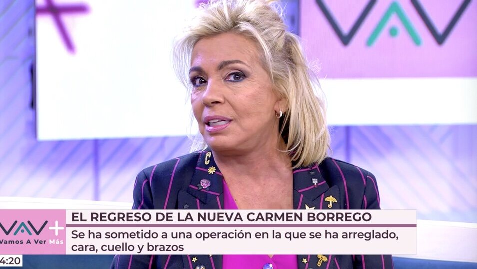 Carmen Borrego habla de la operación | Foto: telecinco.es