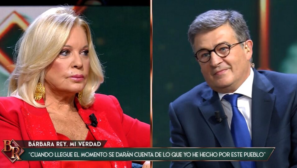 Tensión entre Bárbara Rey y el representante de su hijo l Foto: Telecinco.es