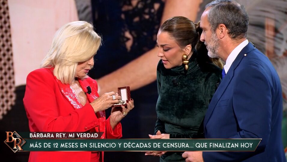 Bárbara Rey acudió al plató y fue un tenso momento l Foto: Telecinco.es