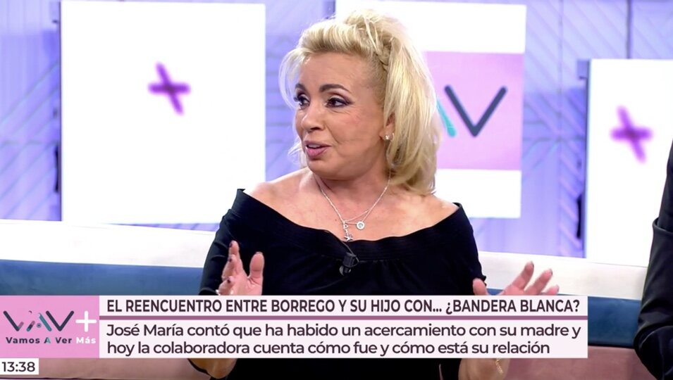 Carmen Borrego habla de su hijo | Foto: telecinco.es