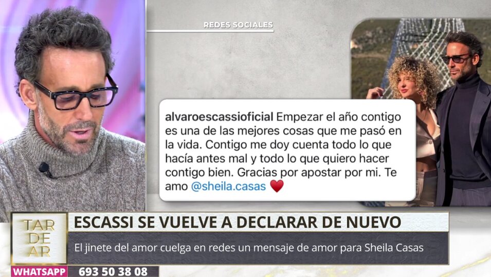 Una nueva declaración de amor de Escassi a Sheila Casas l Foto: Telecinco.es