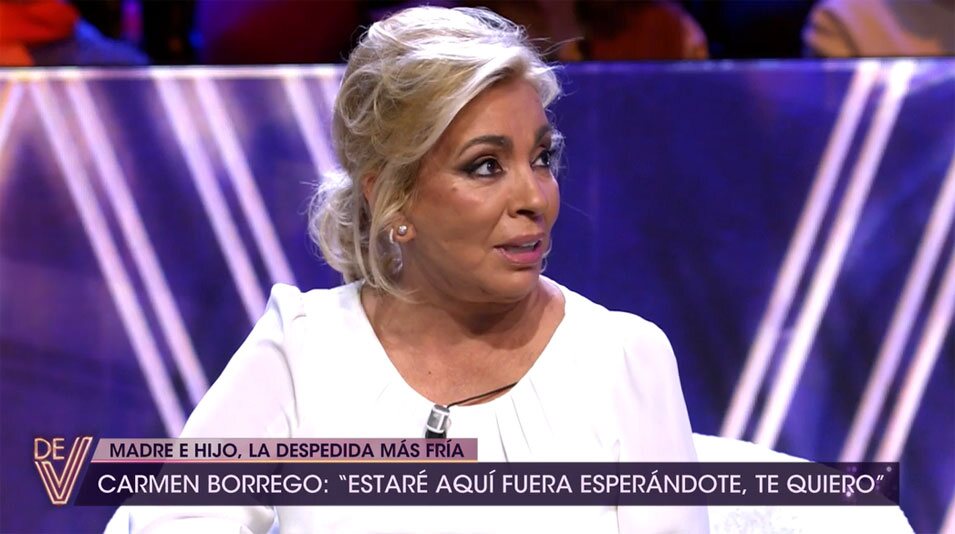 Carmen Borrego hablando de su hijo en '¡De viernes!'