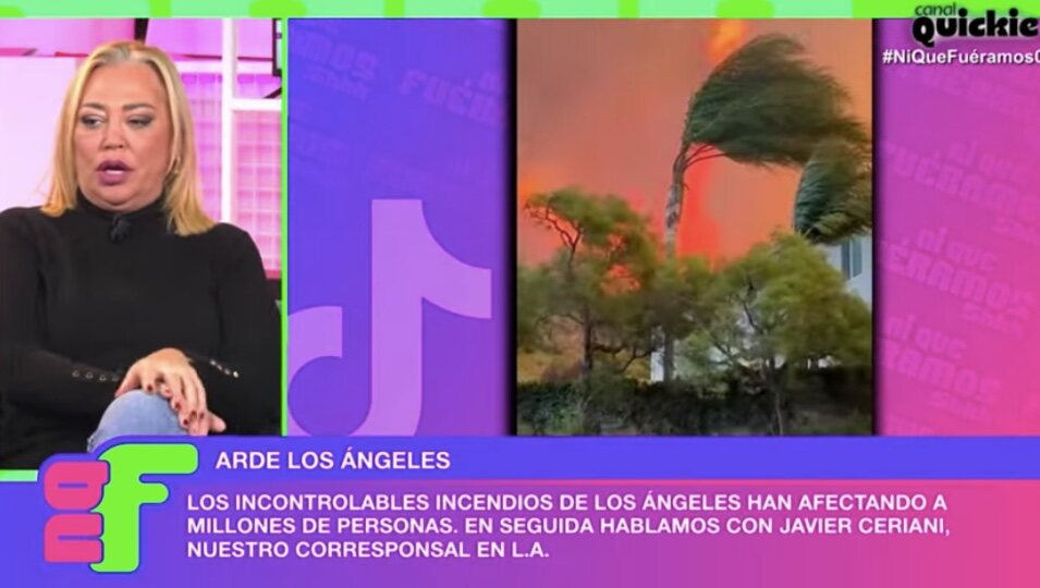 Belén Esteban habla de los incendios | Foto: telecinco.es