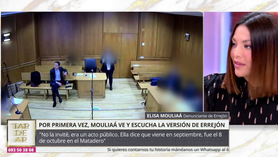 Mouliáa reacciona en directo al juicio de Errejón l Foto: Telecinco.es