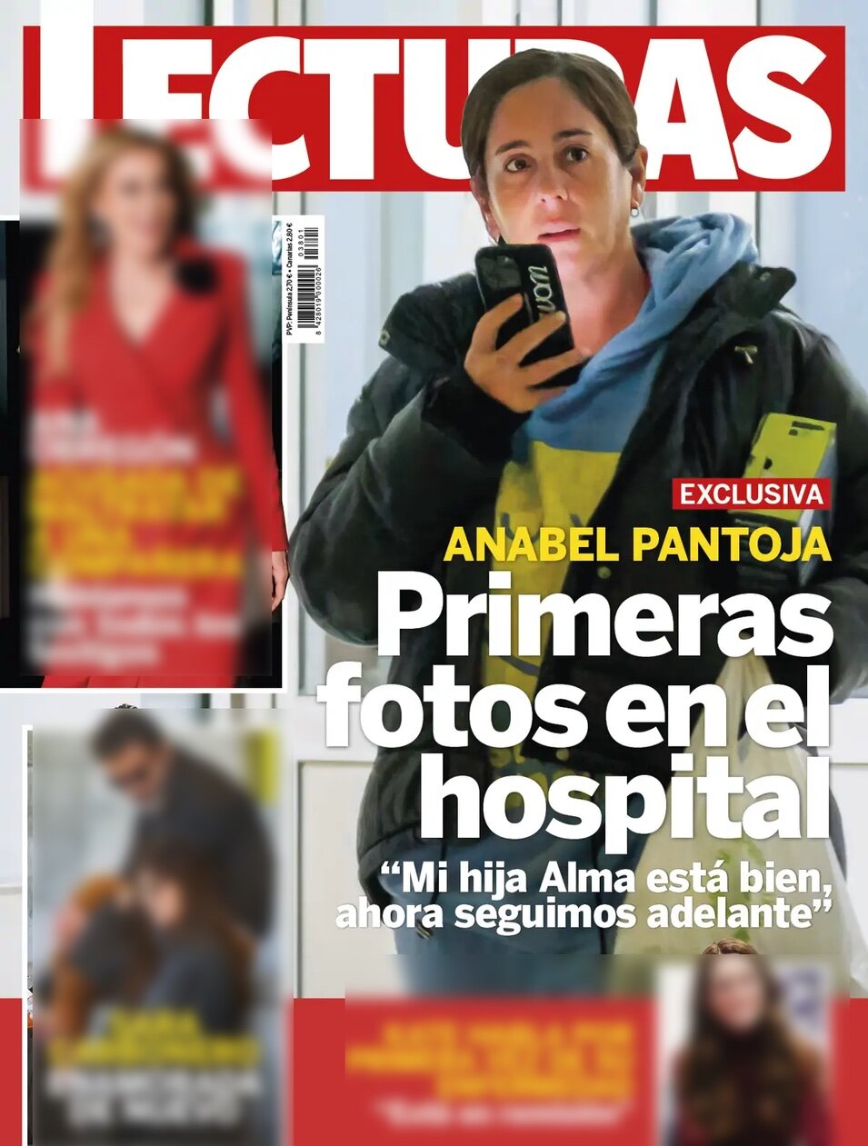 Anabel Pantoja a las puertas del hospital