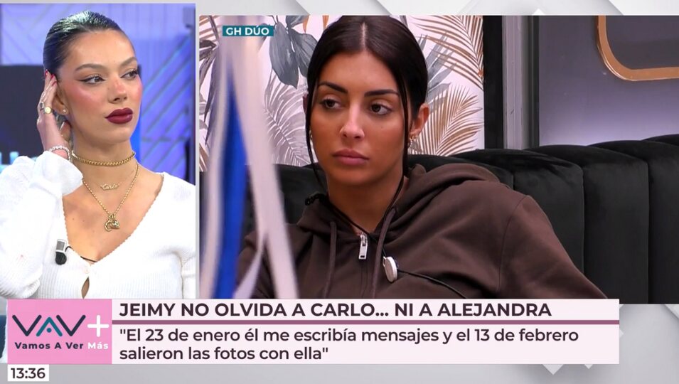 Alejandra Rubio escucha las palabras de Jeimy l Foto: Telecinco.es