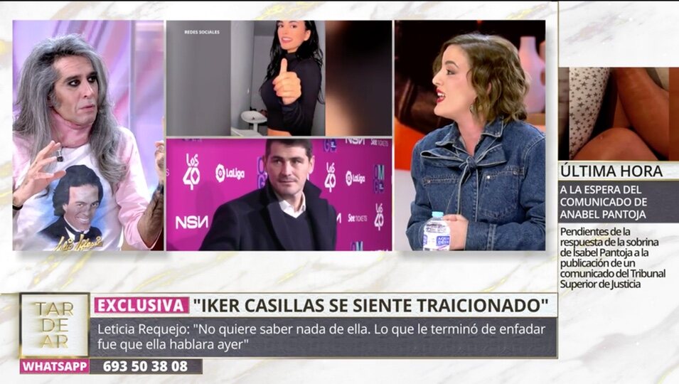 Leticia Requeje revela la sensación de Iker Casillas con esta trama/foto: Telecinco.es 