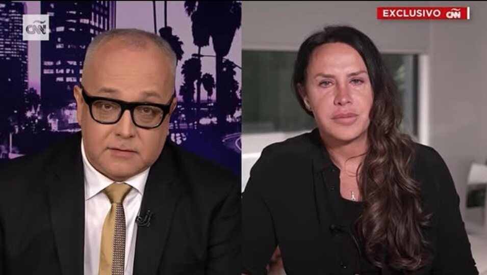 Karla Sofía Gascón en su entrevista para CNN en español/Foto: Instagram 