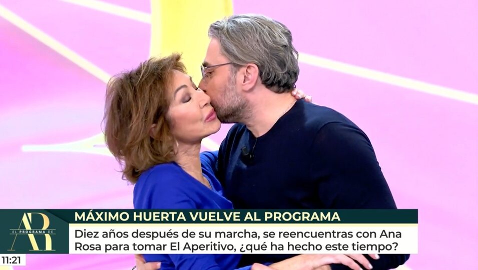 Ana Rosa y Máximo se reencuentran | Foto: telecinco.es