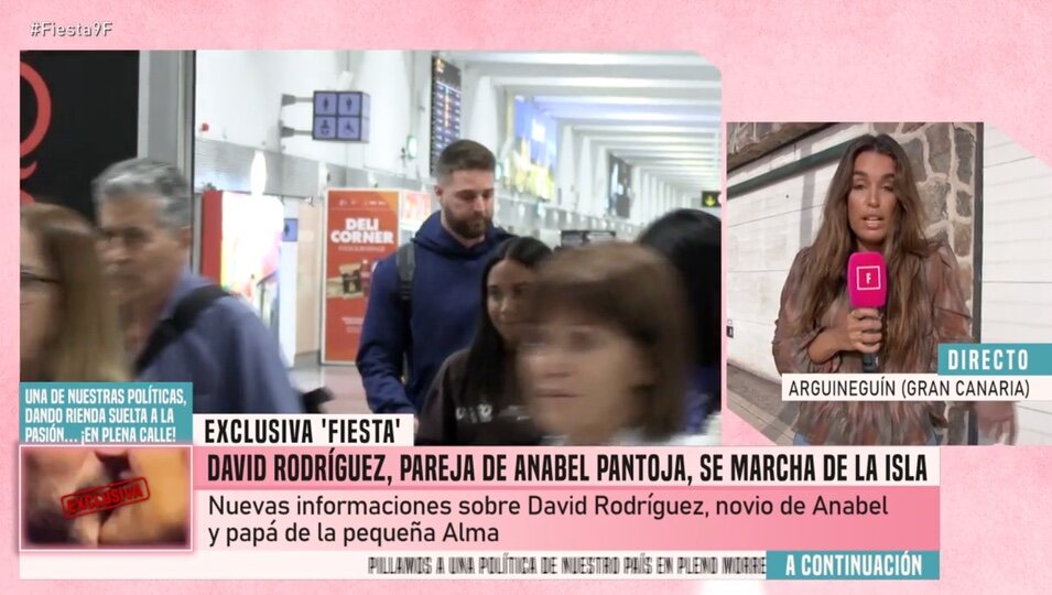 David en el aeropuerto | Foto: telecinco.es