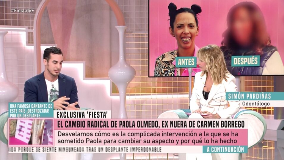 El especialista explica la intervención de Paola Olmedo/Foto: telecinco.es 