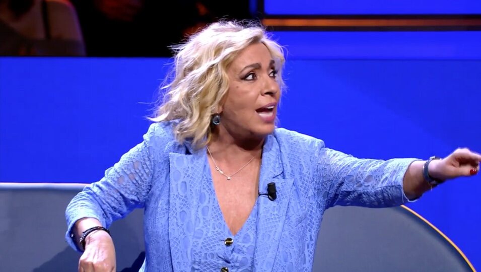 Carmen Borrego explota contra Miguel Frigenti/Foto: Telecinco.es 