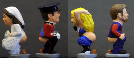 Shakira, Piqué, Rubalcaba, Rajoy y los Duques de Cambridge se convierten en caganers