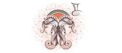 Representación signo zodiacal Géminis