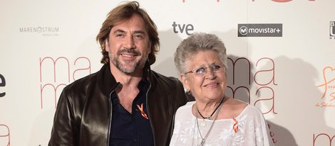 Pilar y Javier Bardem en el estreno de 'Ma ma'