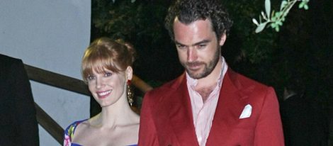 Jessica Chastain y Gian Luca Passi en el Festival de Cine de Isquia 2014