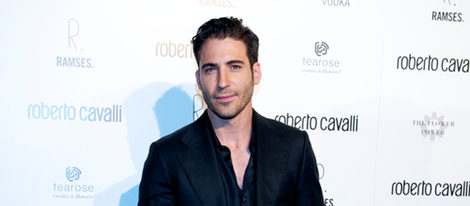 Miguel Ángel Silvestre en la inauguración de una tienda Roberto Cavalli en Madrid