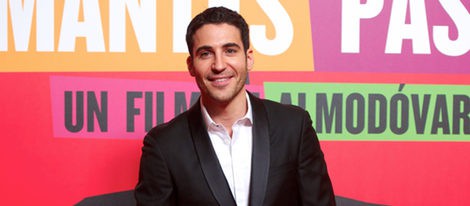 Miguel Ángel Silvestre en el estreno de 'Los amantes pasajeros'