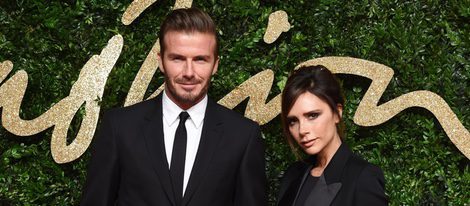 David Beckham y Victoria Beckham en los British Fashion Awards 2015