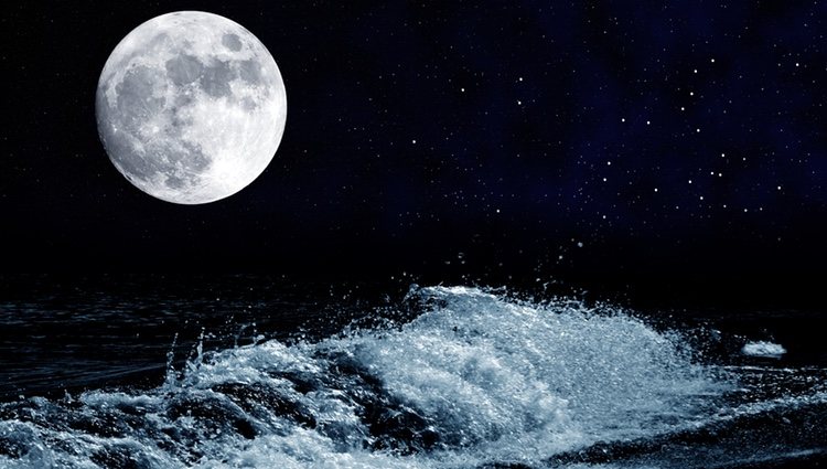 La luna afecta a las mareas