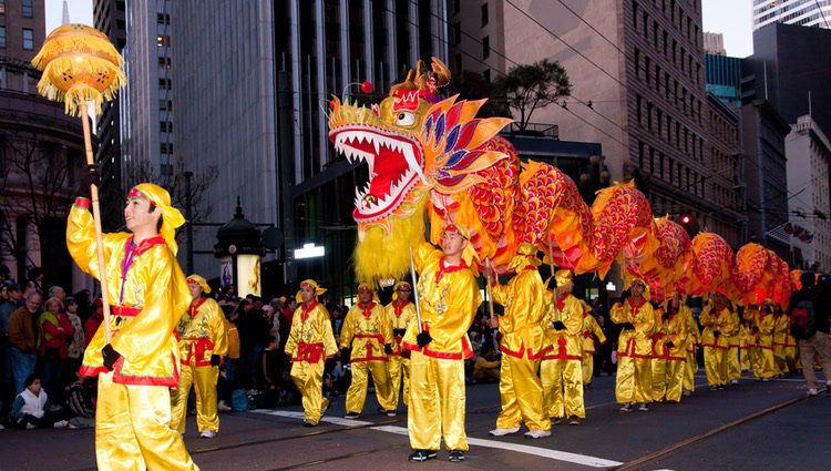 El Año Nuevo Chino se celebra en muchas partes del mundo con desfiles en las calles