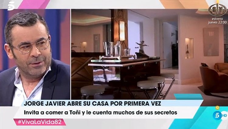 Jorge Javier Vázquez muestra el interior de su casa / Foto: telecinco.es