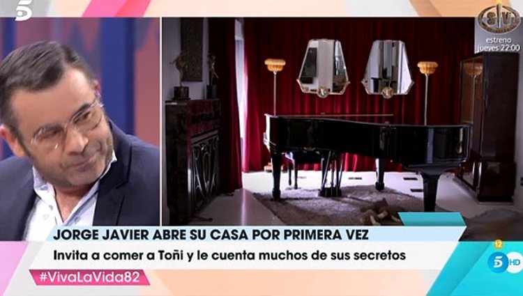 El piano de la casa de Jorge Javier Vázquez / Foto: telecinco.es