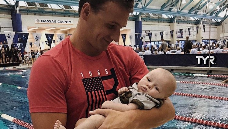 Ryan Lochte y Caiden Zane/Foto: Instagram