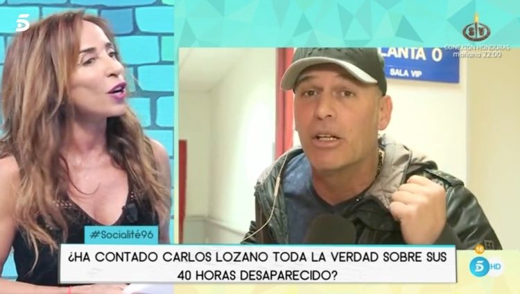 Al final, María Patiño cedió y le dijo al colaborador que no era quién para juzgarlo | Foto: Telecinco