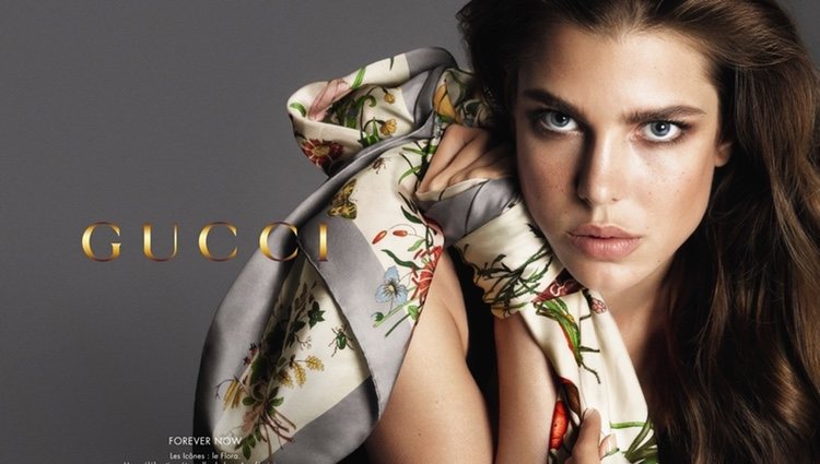 Carlota Casiraghi como imagen de Gucci