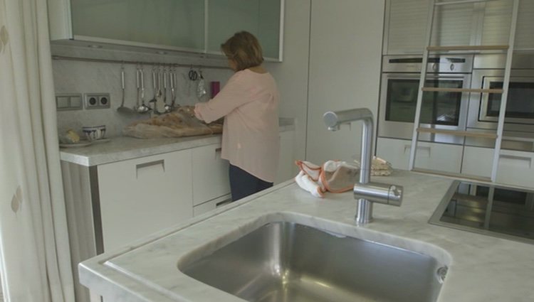 María Teresa Campos en su cocina | Foto: Telecinco