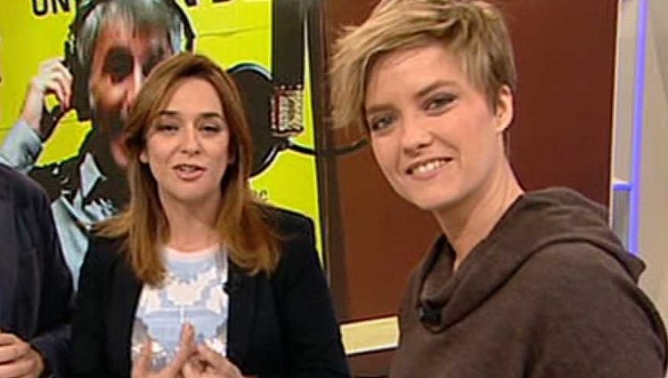 Toñi Moreno y María Casado en el program a'Entre todos'