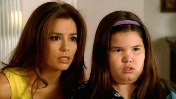 Madison de la Garza con Eva Longoria, su madre en la ficción en 'Mujeres Desesperadas'