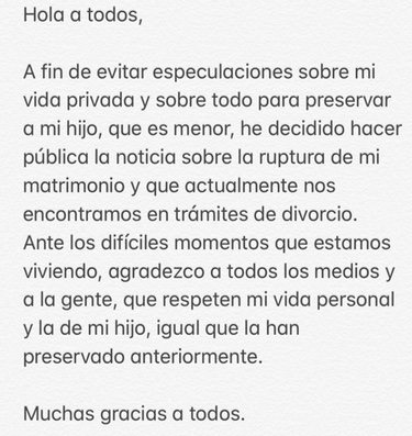 El texto de Leire Martínez en Twitter