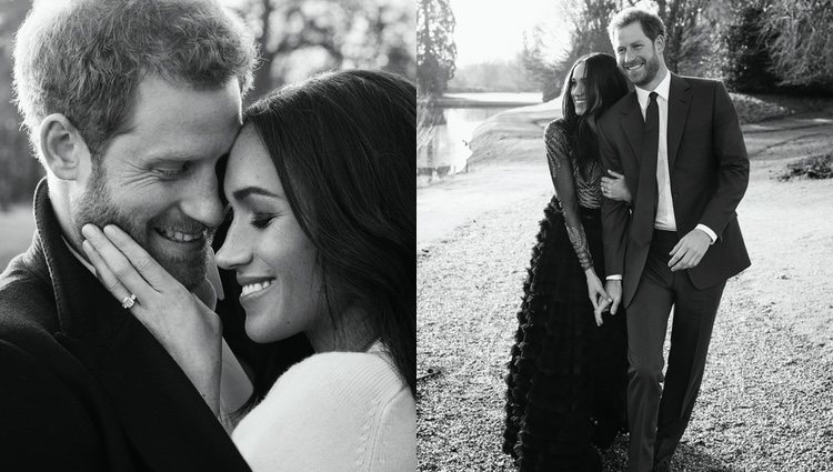 Dos de las primeras fotografías oficiales del Príncipe Harry y Meghan Markle, hechas por Lubomirski