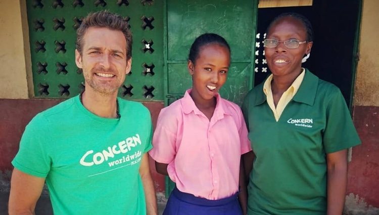 Lubomirski en uno de sus viajes con la organización 'Concern Worldwide' | Foto: Instagram