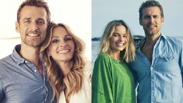 Alexi Lubomirski junto a las actrices Julia Roberts y Margot Robbie | Foto: Instagram