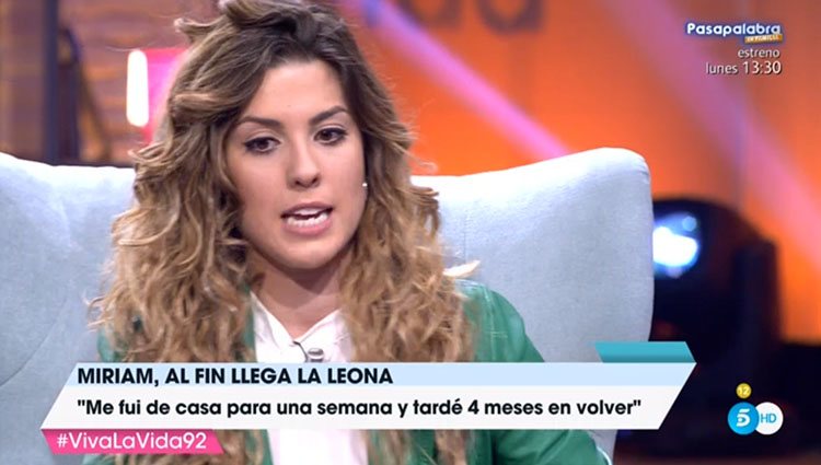 Miriam de 'OT 2017' es entrevistada en 'Viva la vida' Foto: Telecinco