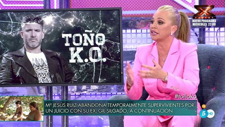 Belén Esteban responde a Toño Sanchís: Foto: Telecinco