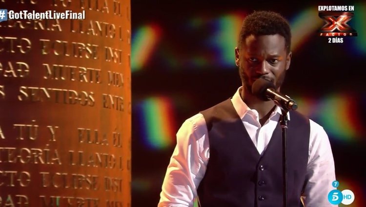 César Brandon, durante la final de 'Got Talent España' / Telecinco.es